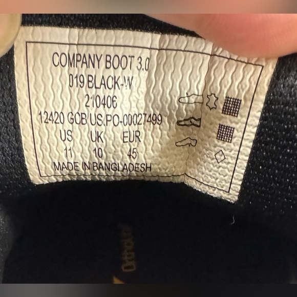 5.11 Tactical Company 3.0 Slip On Boots 12420 Size 11W Men’s Black Work / Duty. - Picture 16 of 16